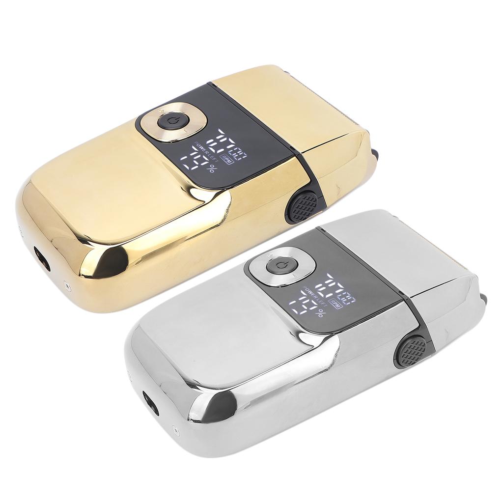 Electric  LCD Mobile Electric Shaver Men Beard Trimmer with Blade  Cover