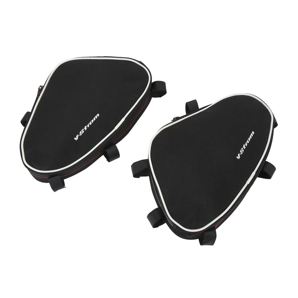 2 Pcs Motorcycle Frame Crash Bars Bag Repair Tool Placement Package Replacement for Suzuki V‑Strom DL650 DL1000