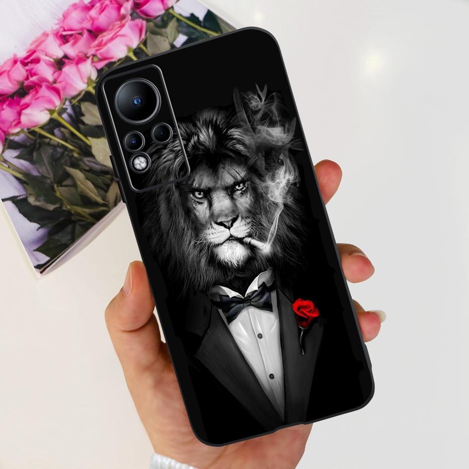 Чехол для Infinix Note 11 X663 X663B Стильный окрашенный задний чехол 6,7'' Ударопрочный чехол для телефона Для Infinix Note 11 Note11 Мягкий чехол
