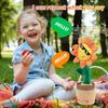 Танцующая игрушка Подсолнух, Говорящий кактус с реакциями на звук, Воспроизводит 120 песен, Записывает и говорит, Перезаряжаемый через USB, Развивающая игрушка для раннего развития