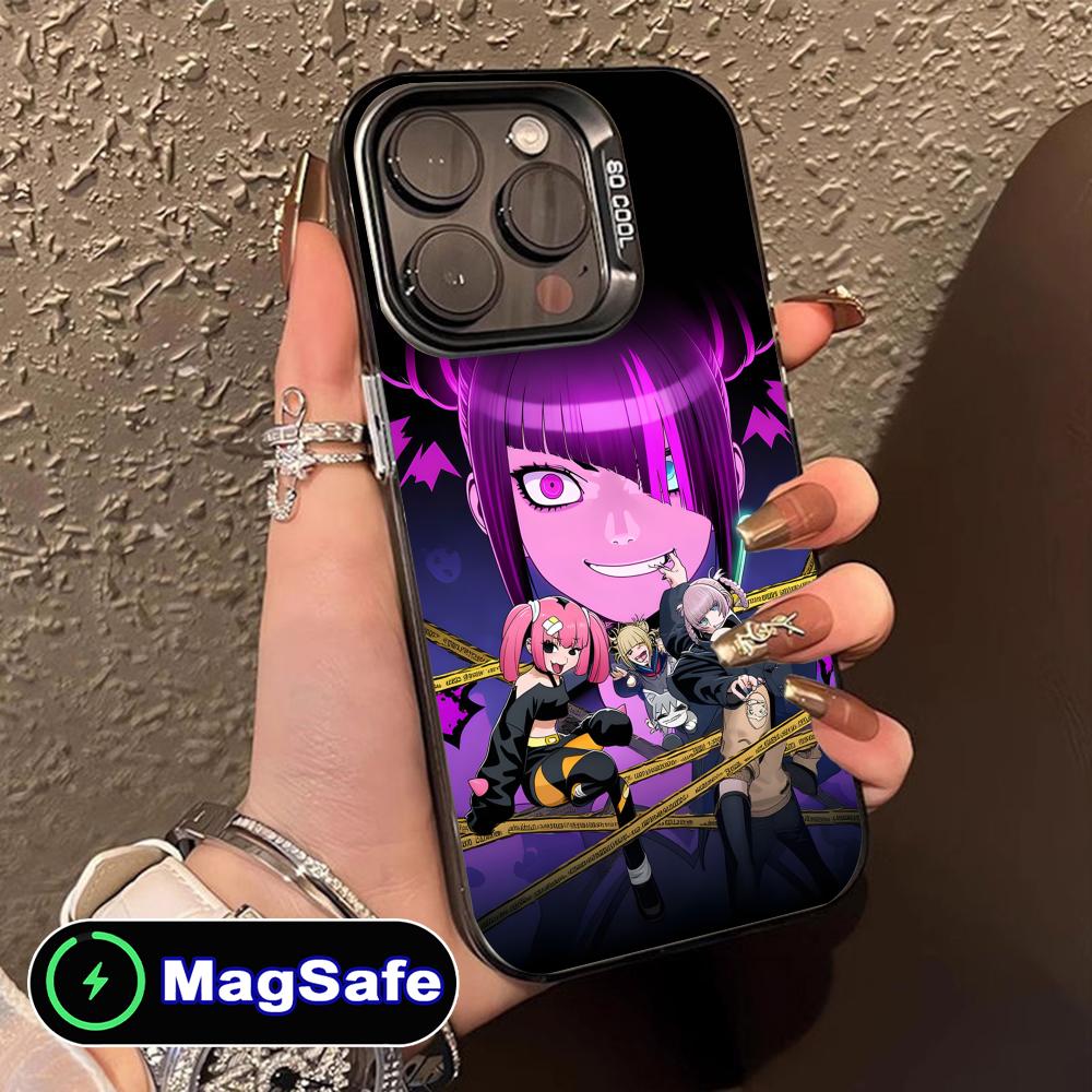Gang of Stupid Girls Phone Case for iPhone 16 15 14 13 12 11 Pro Max Plus MagSafe Translucent Colour Protective Luxury Cover