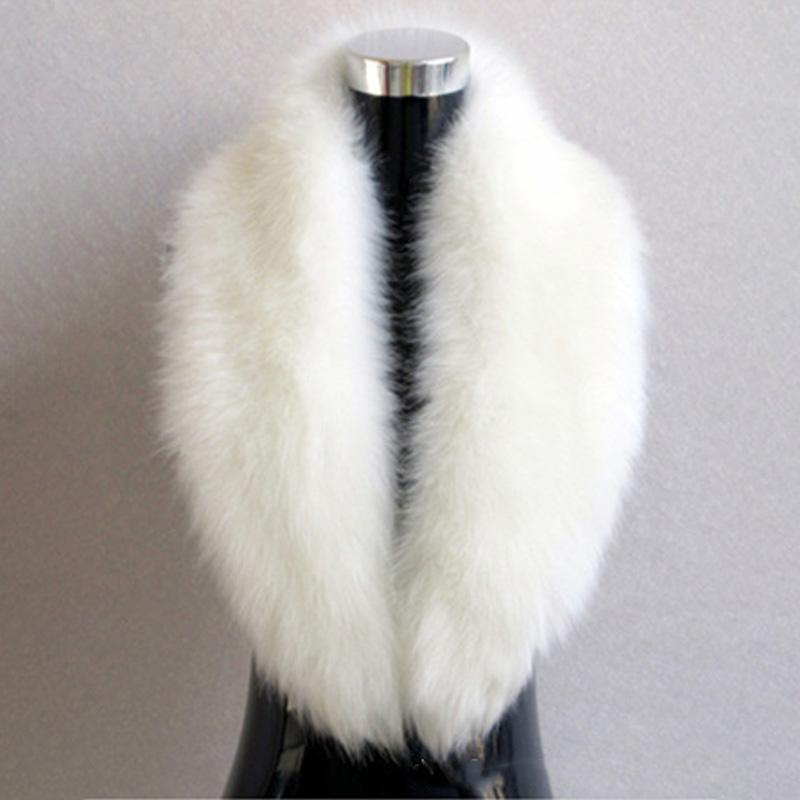1Pc Women Thicker Shawl Warm Faux Fur Fluffy Scarf Winter Leather Collar