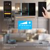 BSEED Wifi Smart Dimmer Switches Tuya Smart Life Goolgle Home Control Plus Normal Type-c USB EU Socket Glass Panel Black
