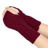 Twists Gloves Knitted Gloves  Half Finger Gloves Fashion Wool Gloves  Outdoor