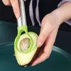 Household Avocado Slicer Stainless Steel Fruit Cutting Artifact Avocado Core Remover  Camping