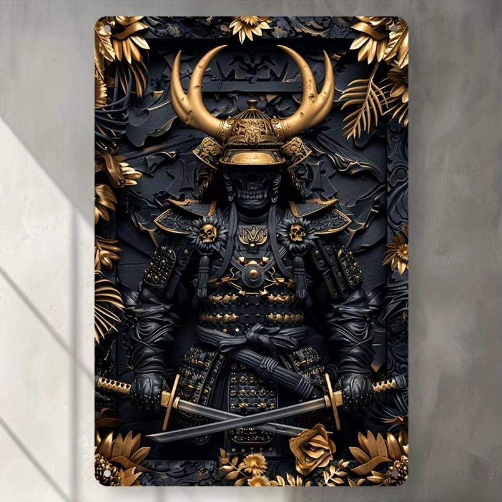 Retro Aluminum Tinplate Paintings, Coffee Shop License Plates, Round - Shaped Rural - Style Decorations for Bar Walls