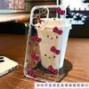Чехол на весь экран KT cat 11/12pro для iPhone iPhone13/14/15 прозрачный всесторонний xs мультяшный 16plus