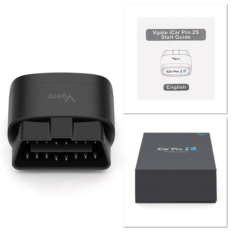 Vgate iCar Pro 2S Диагностический инструмент OBD2 ELM327 Bluetooth 5.2 Автосканер Поддержка Android/IOS V2.3 Автосканер