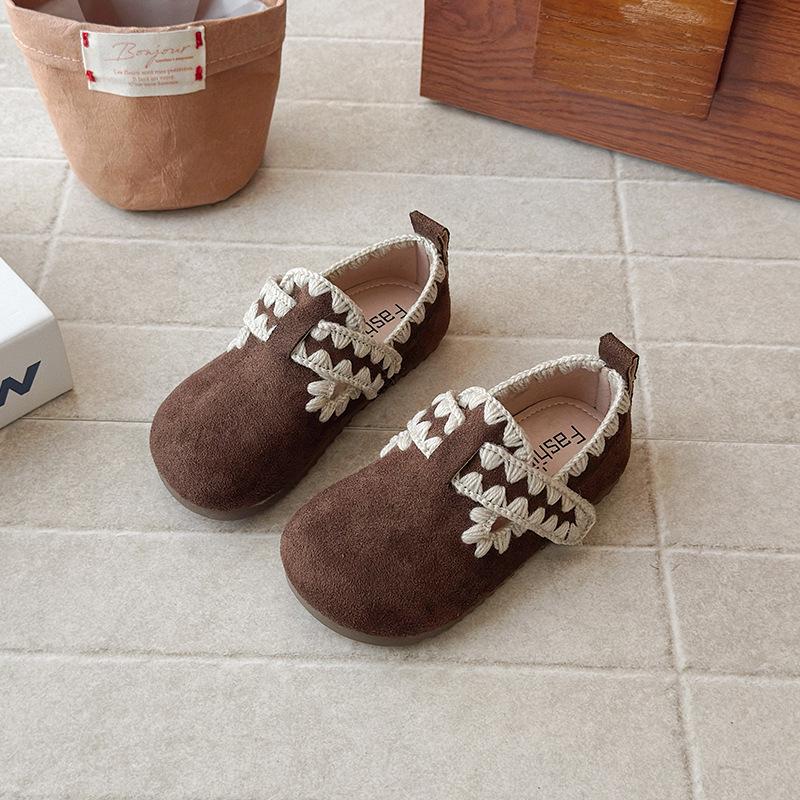 Весна/Осень 2026 Девочки Birkenstock Princess Кожаные Мокасины - Мягкая Подошва Детская Обувь