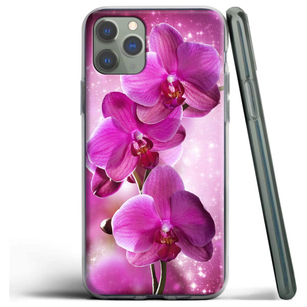 Красочный силиконовый чехол с цветами орхидеи для Apple iPhone 12 Mini 11 Pro SE XS X XR Max 8 7 6S 6 Plus 5S