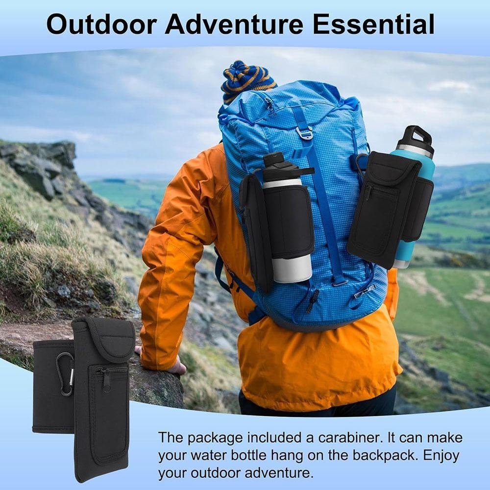 Universal Water Bottle Pockets Waterproof Magnetic Gym Bag Reusable Bottle Holder Bag