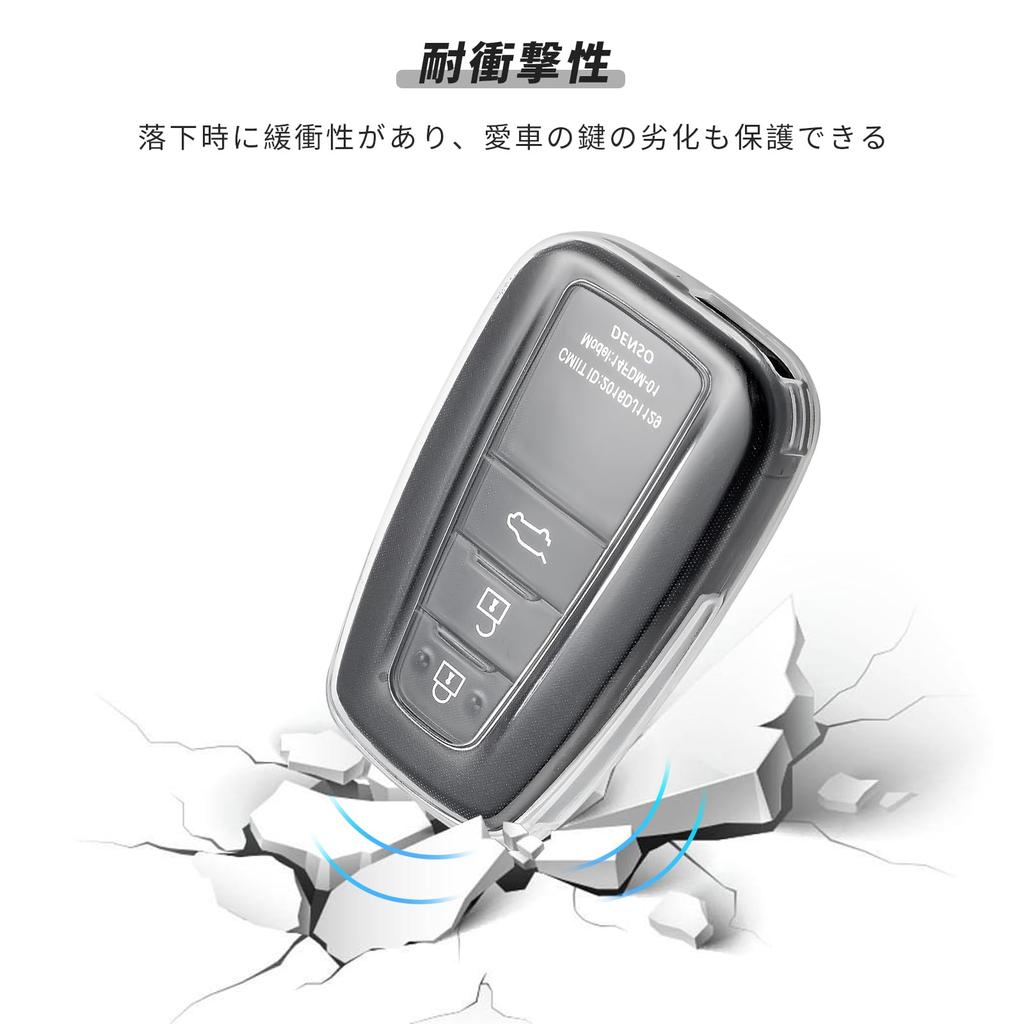 OFFCURVE Toyota C-HR New Crown 50 Series Prius 70 Camry Land Cruiser Prado 150 Late Применимый чехол для ключа Роскошный чехол для смарт-ключа из ТПУ Чехол для ключа Стиль