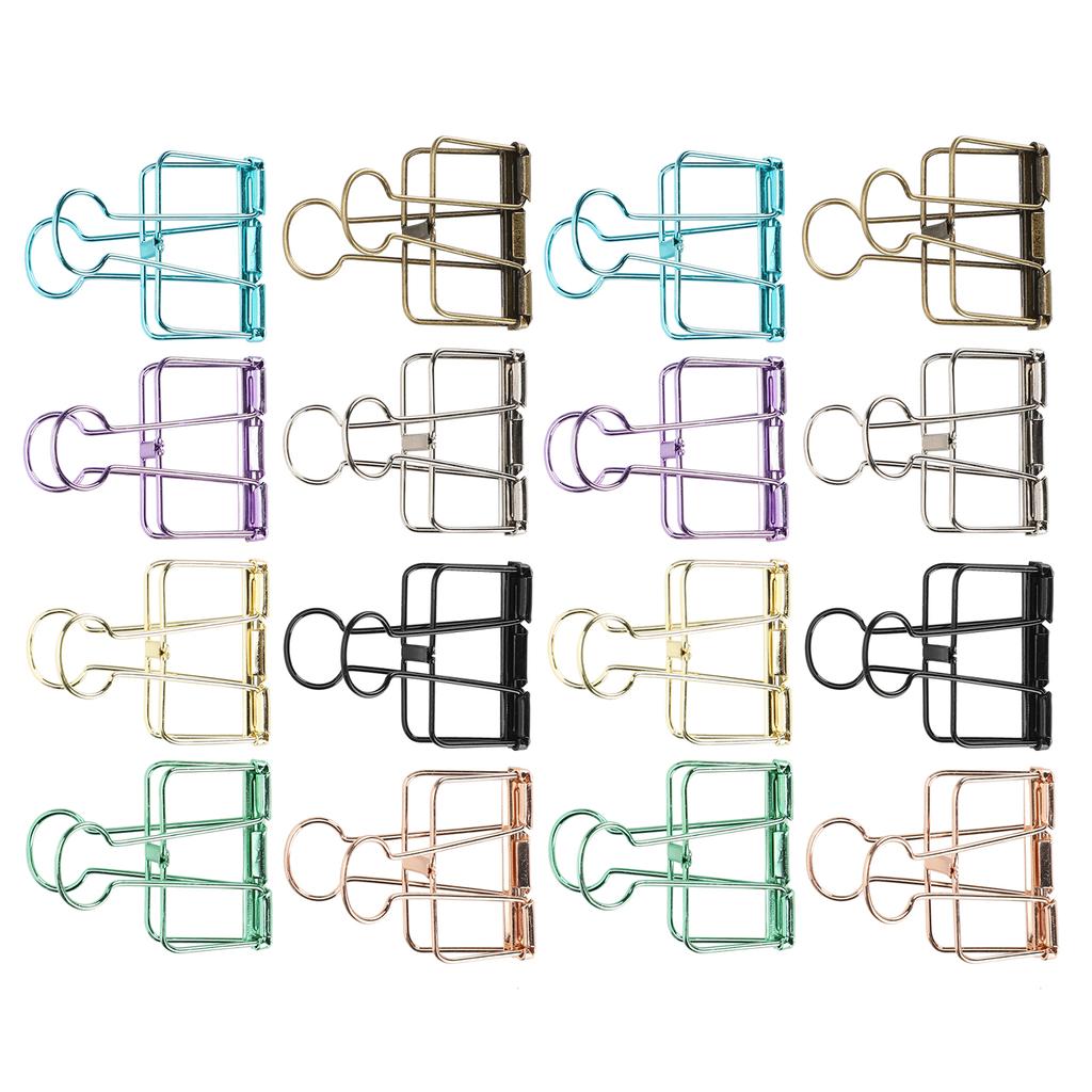 Hollow Dovetail Clip MultiColor Long Tail Binder Clips Paperclip Office Decorative Tool