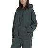 Adidas Originals Sweatshirts Women's Green Hooded Moderate Regular HM1783