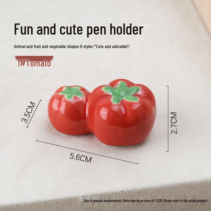 Милый мультяшный держатель для ручек и кистей для нейл-арта - Дизайн Бегемот, Арбуз, Банан