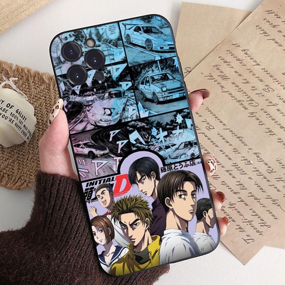 Чехол для телефона с изображением заднего фонаря AE86 из аниме Initial D для iPhone 14 11 12 13 Mini Pro XS Max Cover 6 7 8 Plus X XR SE 2020 Funda Shell