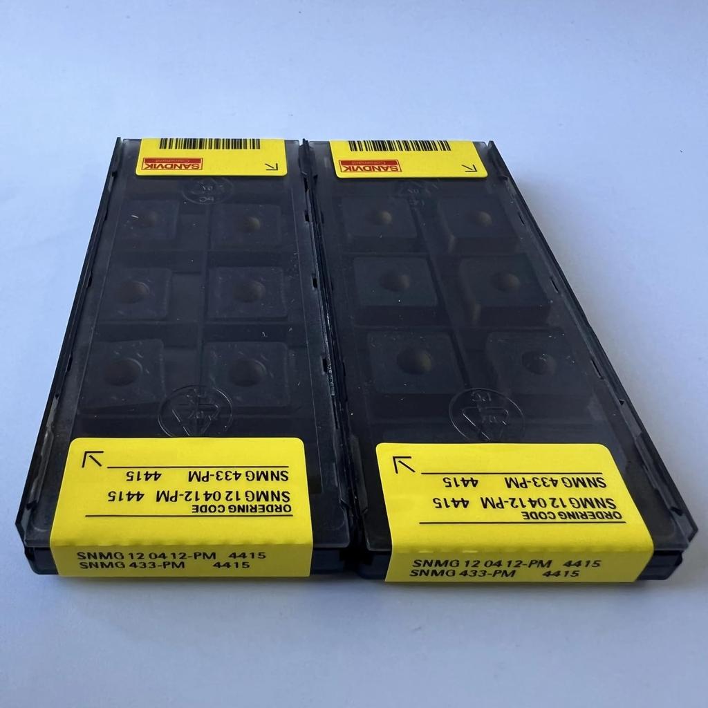 Original Sandvik / SNMG120412-PM 4415 / CNC Lathe Carbide Blade 10 PCS