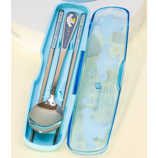 Набор ложек из нержавеющей стали Lilpang Cinnamoroll в прозрачном футляре, популярный персонаж в Корее
