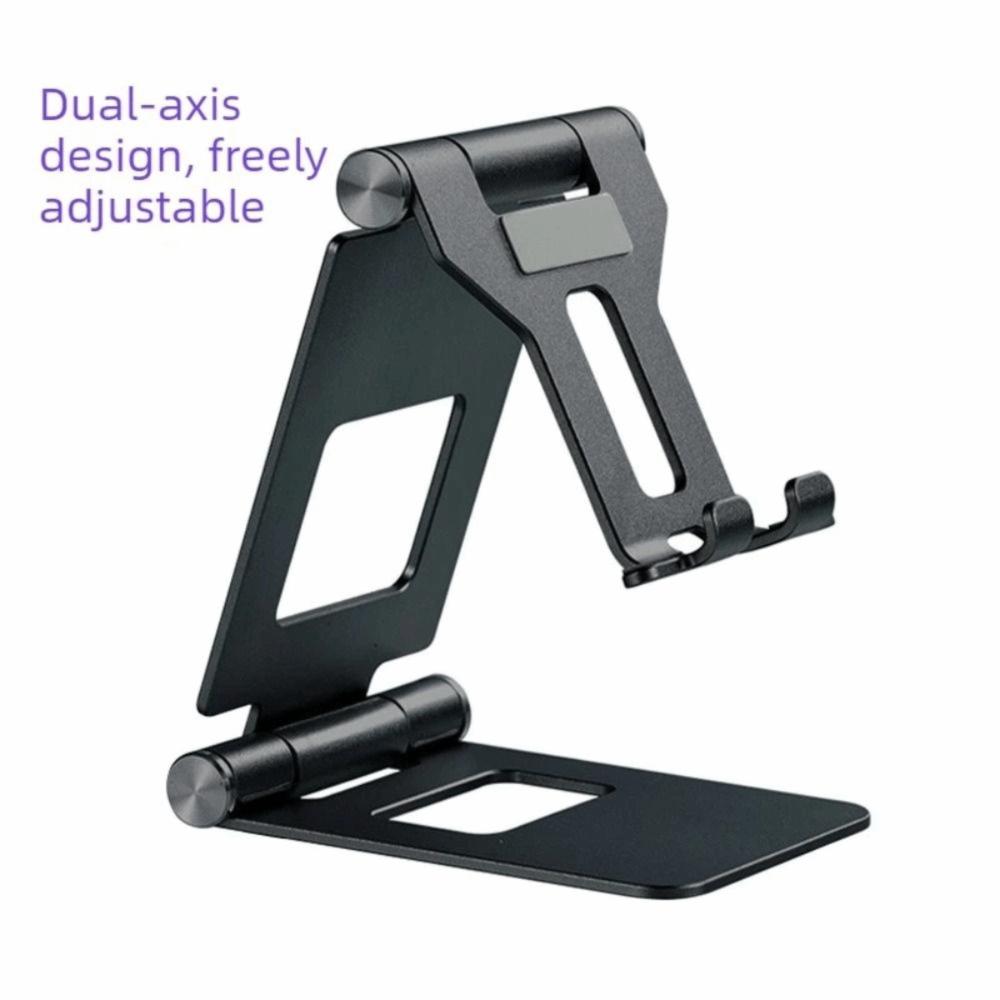 Aluminum Alloy Desktop Holder Stand Silicone Folding Stand Portable Mobile Phone Stand Desktop
