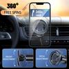 Car Magnetic Phone Holder Magsafe Ring Case Dashboard Air Outlet Mount 360 Degree Rotation for IPhone Samsung Auto Accessiores