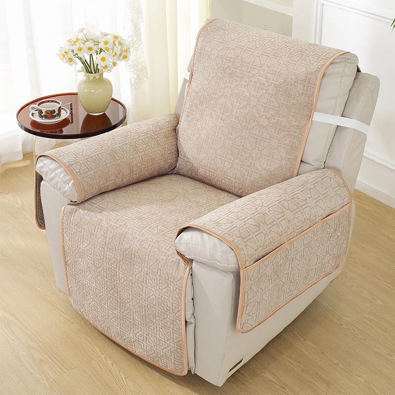 Recliner Sofa Cushion Non-Slip Chenille Jiugongge Single Manicure Integrated Cover Cloth Cover Cover