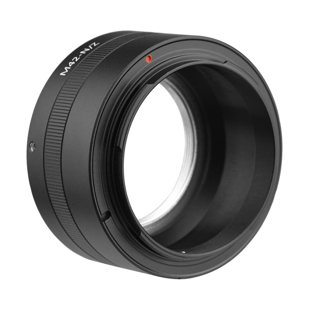 Manual Lens Mount Adapter Ring Aluminum Alloy for M42-Mount Lens To Nikon Z5/Z6/Z7/Z50 Z-Mount