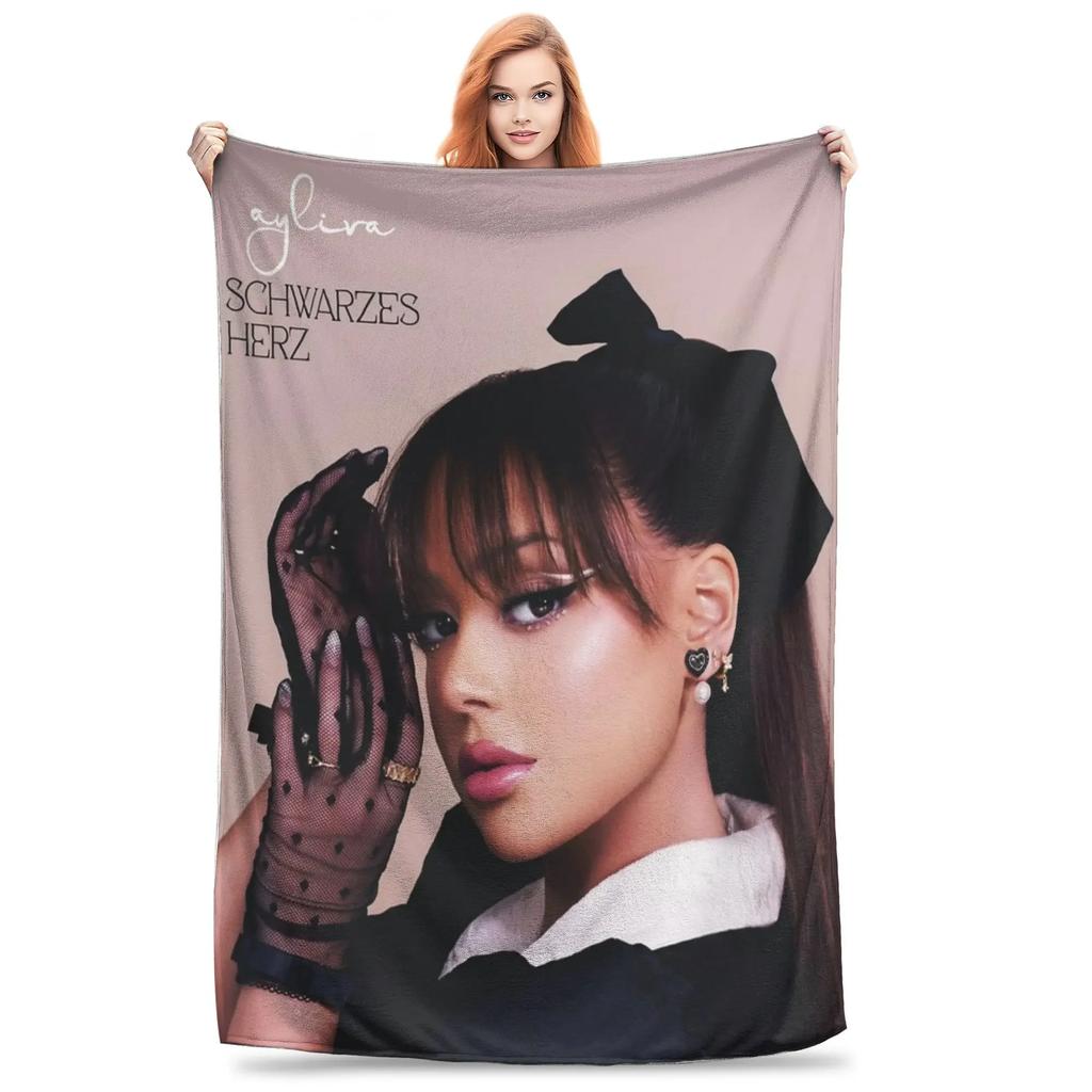 Ayliva Cool Singer Tour 2024 Throw Blanket for Couch Soft Fuzzy Plush Blanket 50x60 Inch Multiple Sizes Bedspreads All Season