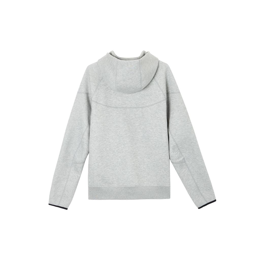 Nike Спортивная флисовая ветровка Windrunner с капюшоном на молнии темно-серого цвета/черного цвета для мужчин FB7921-063