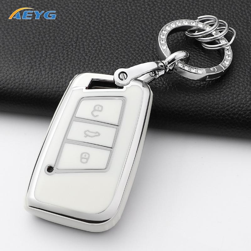 Для Vw Volkswagen Golf 7 Mk7 Tiguan Mk2 Seat Ateca Leon Fr Ibiza Skoda Octavia Kodiaq Чехол для ключа автомобиля Обложка Аксессуары для интерьера