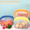 1000/1500мл Силиконовый пакет для хранения свежих продуктов с зажимом-клипсой, из пищевого силикона, безопасный для посудомоечной машины, микроволновой печи, контейнер для продуктов