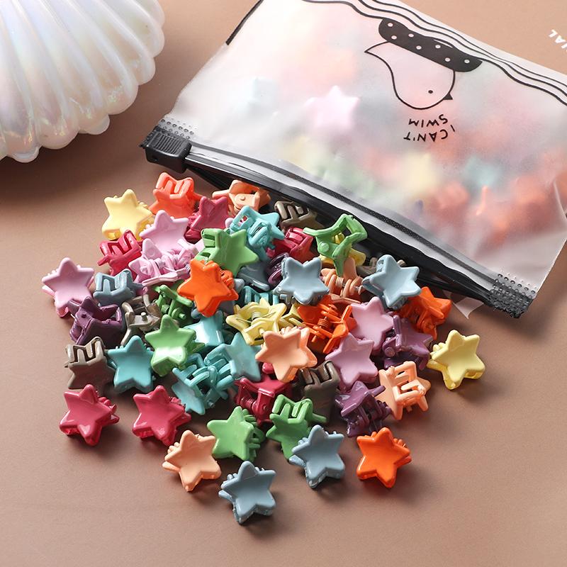 20 шт., красочные маленькие когти для волос, заколки с цветами для девочек, аксессуары для волос, детские головные уборы с героями мультфильмов, подарок