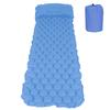 Inflatable Sleeping Pad Mat Portable Air Bed for Outdoor Camping Hiking Travel BeachPeacock Blue