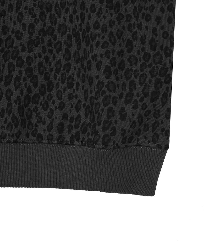 BAUF Leopard Puppy Sweatshirt [Charcoal]