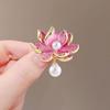 Chinese Style Retro Pearl Brooch Exquisite Temperament Cheongsam Hanfu Corsage Jacket Accessories Pin