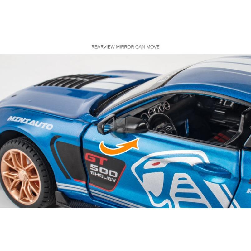 1/24 FORD MUSTANG SHELBY GT500 литые модели автомобилей и игрушечные транспортные средства игрушечные машинки детские игрушки для детей рождественские подарки игрушка для мальчика