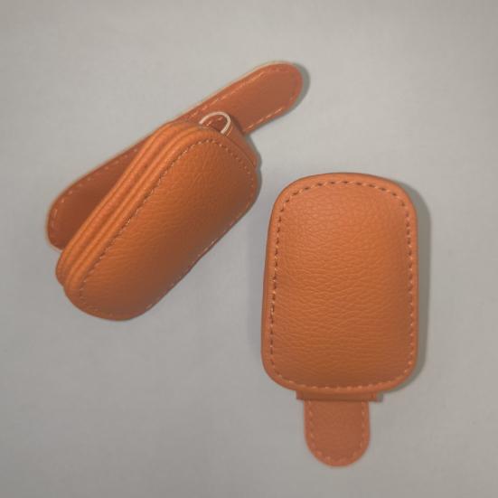 Universal Car Visor Clip Faux Leather Magnetic Eyeglass Holder for Sunglasses Reading Glasses Convenient Eyeglasses Hanger