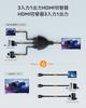 Vilcome HDMI с 3 входами и 1 выходом, без питания, ручной, совместимый с Fire TV, Xbox Game, PS4, ЖК-дисплеем, для переключения/разветвителя/селектора, поддержка 1080p/3D,