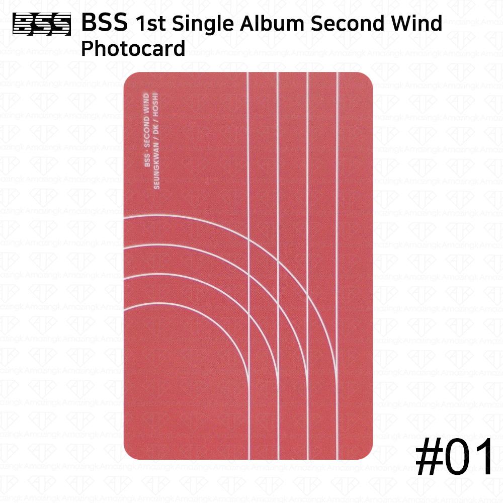 BSS of SEVENTEEN 1st Single Second Wind Фотокарта Трекер привычек BSS Card KPOP