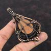 Sun Sitara Pendant Copper Wire Wrapped Pendant Handmade Pendant Copper Wire Wrapped Jewelry Gemstone Pendant Gift For Him Sun Sitara Jewelry