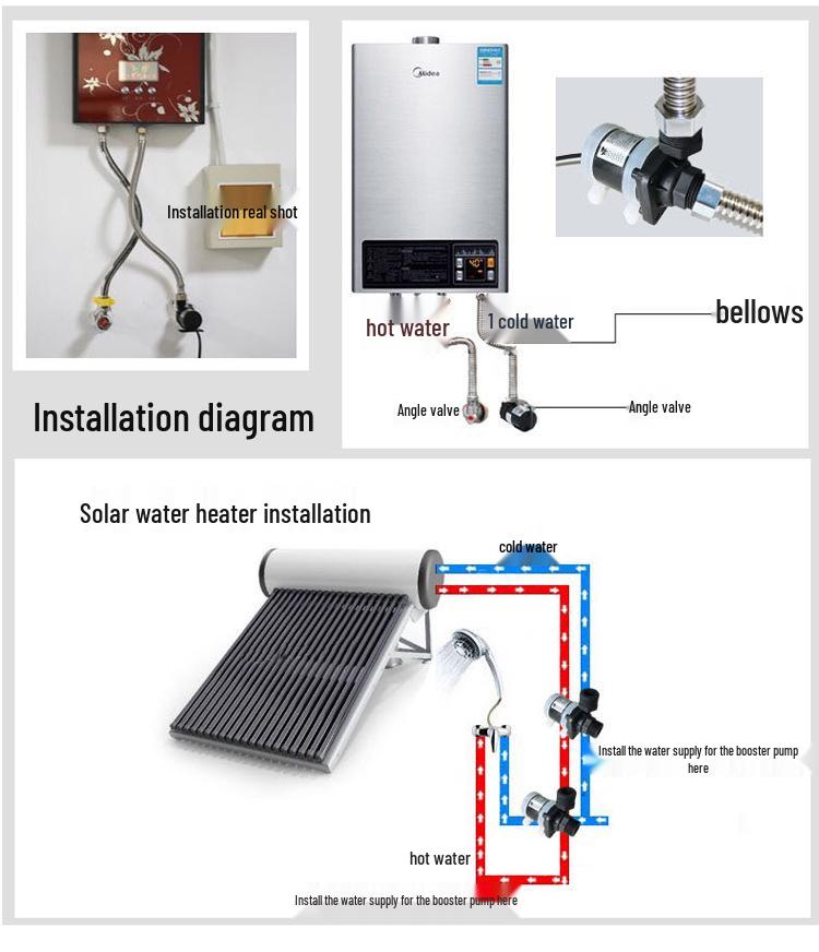 Насос для солнечного водонагревателя JT-750 с 5-точечной резьбой