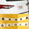 1 шт. ABS Эмблема Значок Наклейки на багажник автомобиля для Ocavia Superb Fabia Rapid Kodiaq Yeti