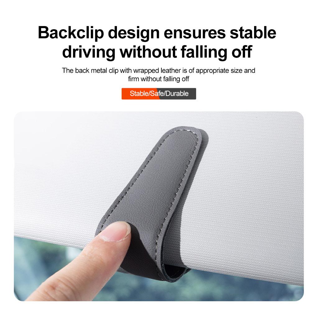 Универсальный автомобильный солнцезащитный козырек, зажим для очков, зажим для очков, магнитный держатель для солнцезащитных очков, вешалка, футляр для очков, аксессуары для салона автомобиля