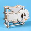 DIY Wooden Winnowing Machine STEM Science Kit 1 Set Physical Experiment Model for School Teaching Kids Hands-on Learning