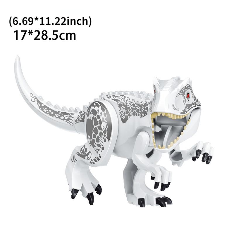 Locking Blocks Dinosaurs Tyrannosaurus Rex Wyvern Velociraptor Stegosaurus Building Blocks Toys