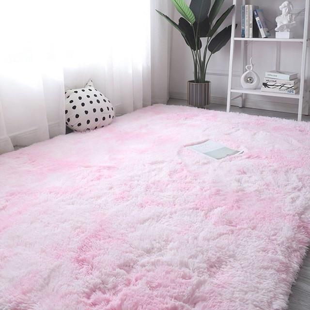 Delicate Keep Warm Home Decor Carpets For Windows And Bedsides Fluffy In The Living Room Household Plush Fashion Carpet 