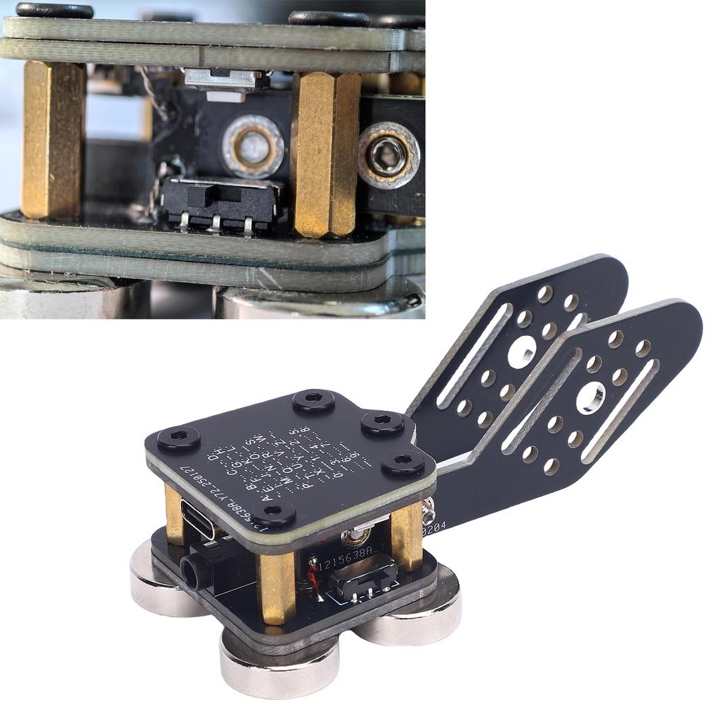 CW Keyer Automatic Trainer PCB 4 Nd Magnet Bases Double Paddle Automatic Morse  Key Double Paddle Morse  Key