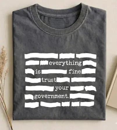 Funny Political T- Shirt, Satire Humor Graphic Tee