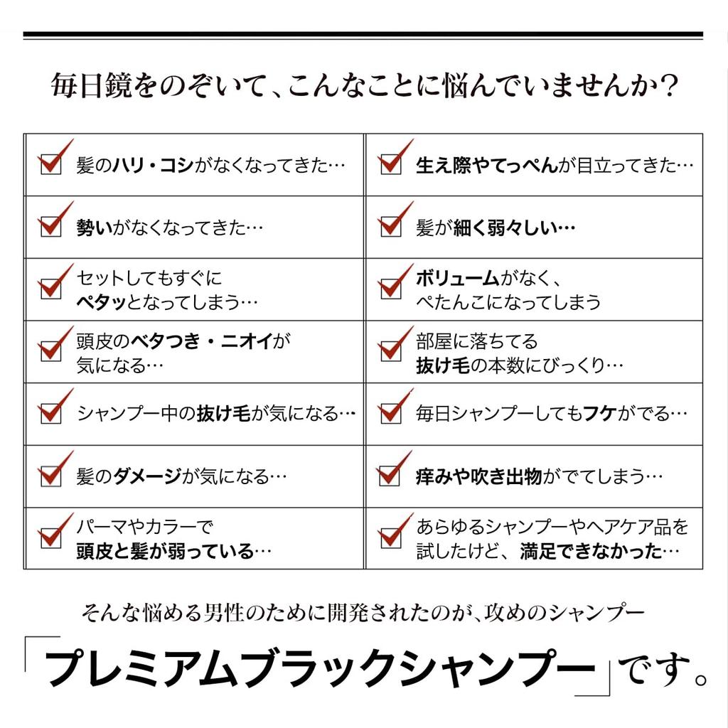 Scalp Care Premium Black Shampoo 400 мл для &GINO [Scalp Men]