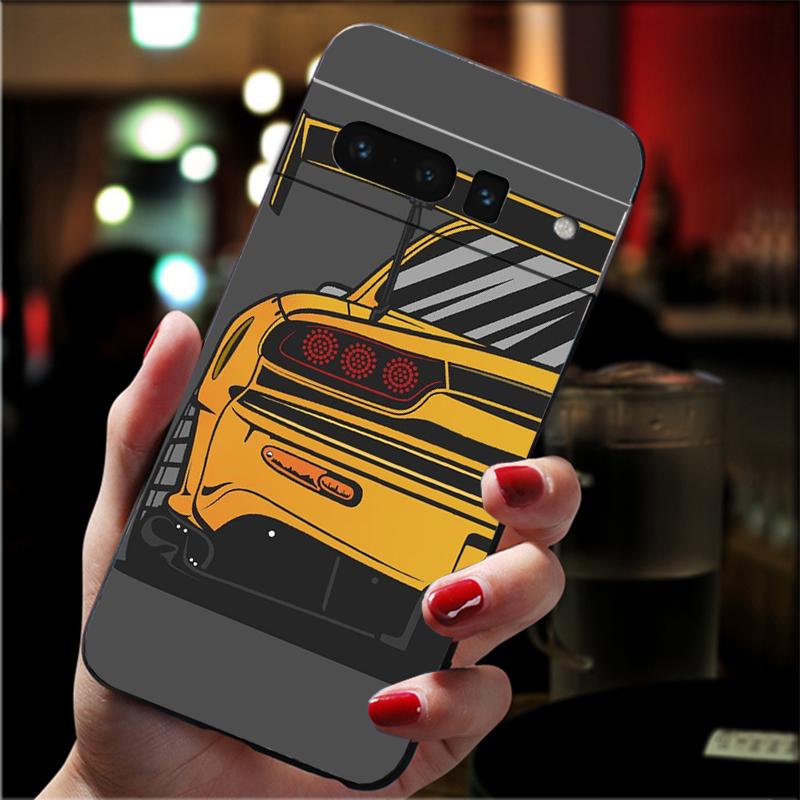 Япония JDM спортивный автомобильный чехол для телефона для Google Pixel 8 7 Pro 7a 6A 6 Pro Pixel 8A 4A 3A 4 XL Pixel 5 6 4 3 3A XL