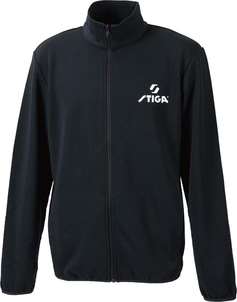 STIGA Table Tennis Outerwear STIGA Zip Jacket Black M 1805120105 JP-I
